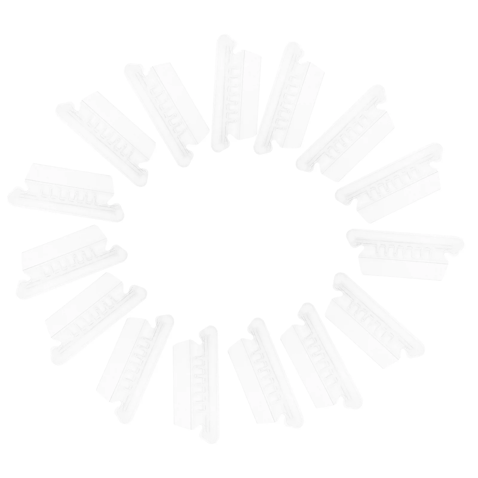 

100pcs Hanging File Tabs Inserts Plastic Folder Labels For Office Organization Classification Dividers Filing Supplies