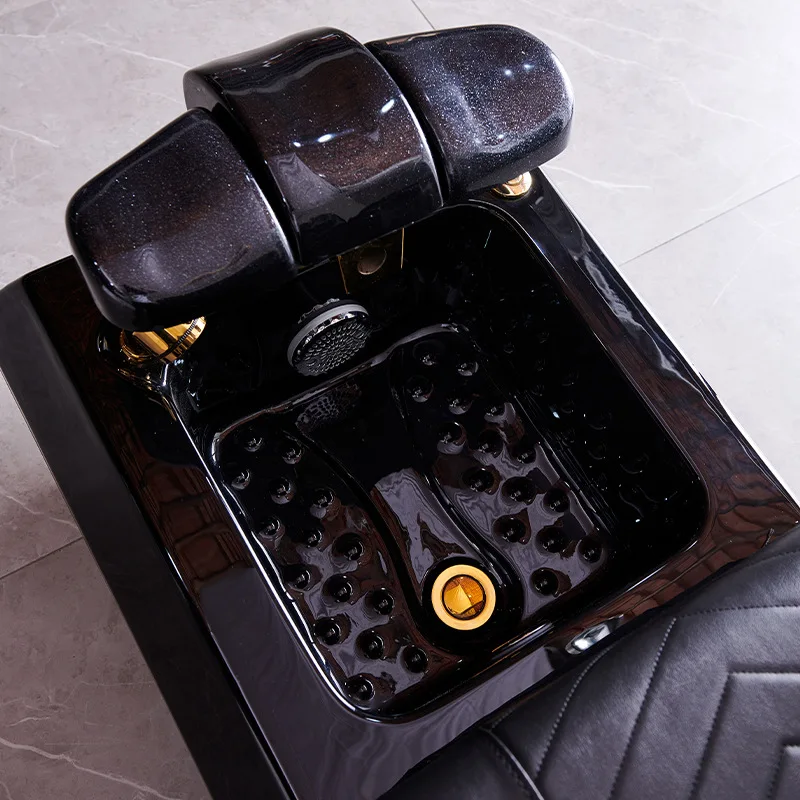 Sofa Seni Kuku Kursi Berbaring Pijat Kaki Elektrik Kursi Cuci Kaki Tato Alis Pijat Khusus Salon Kecantikan