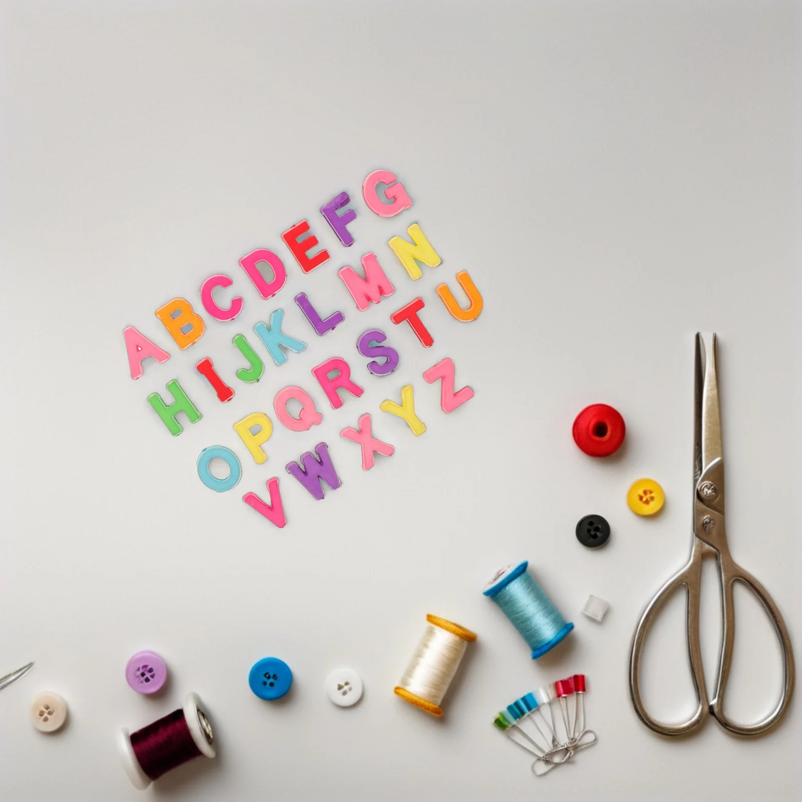 

700Pcs Alphabet Beads Kit Multi Color Macaron Letter Beads DIY Bracelet Necklace Keychain Jewelry Craft Accessories