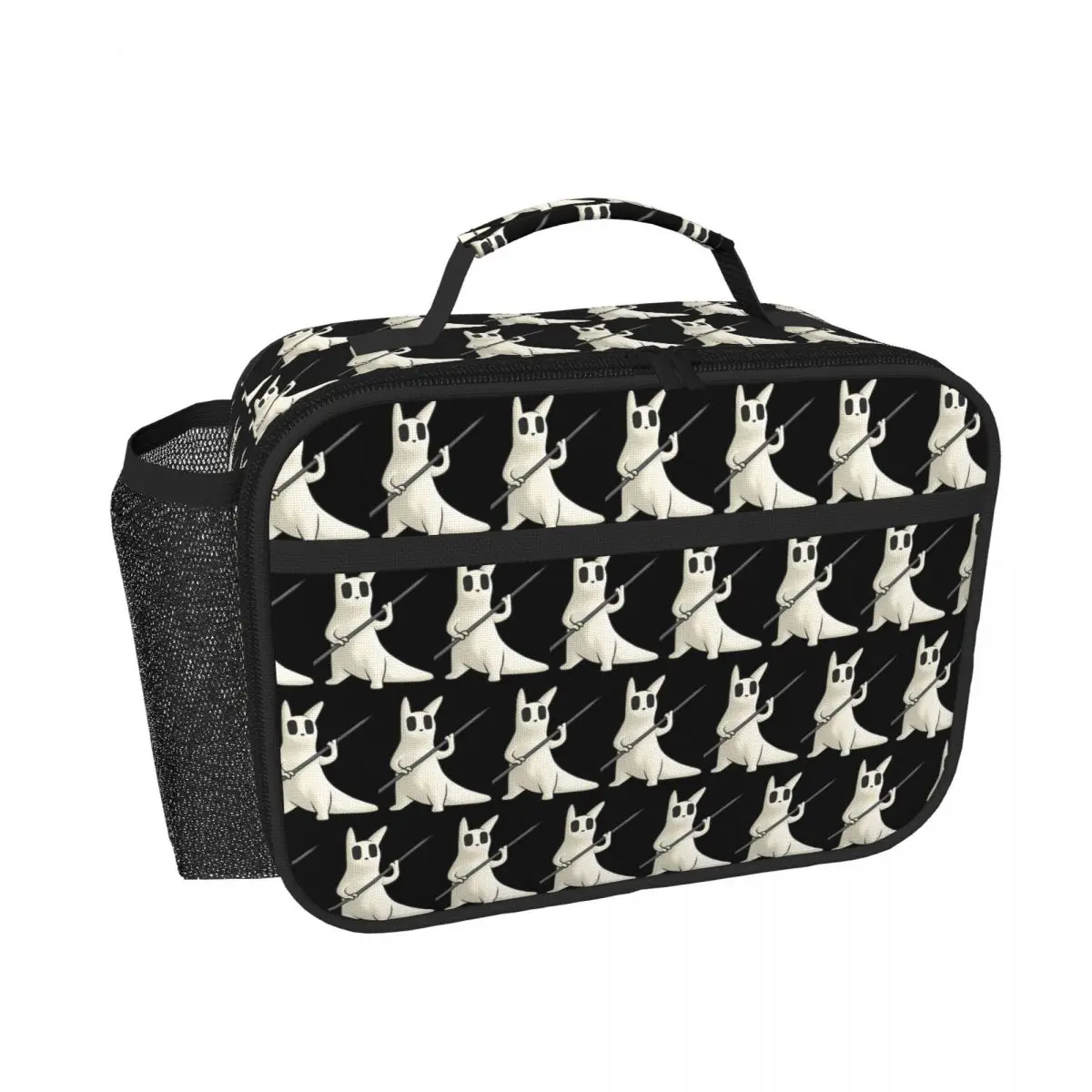 Rain World Slugcats Pattern Game Insulated Lunch Bag for Women Kids Portable Food Boxes Thermal Lunch Box Tote
