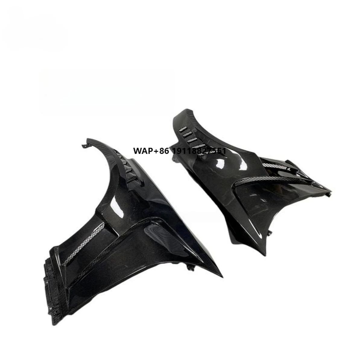 Carbon Fiber Mudguard for 350z Z33; 350z Upgrade Perforated Front Mudguard High Quality Body