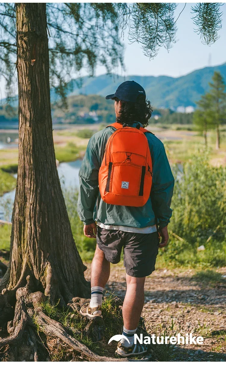 Naturehike Rucksack 18L 22L Ultraleichter wasserdichter Outdoor-Rucksack für Herren und Damen, Camping, Wandern, Umhängetasche – Detail 13