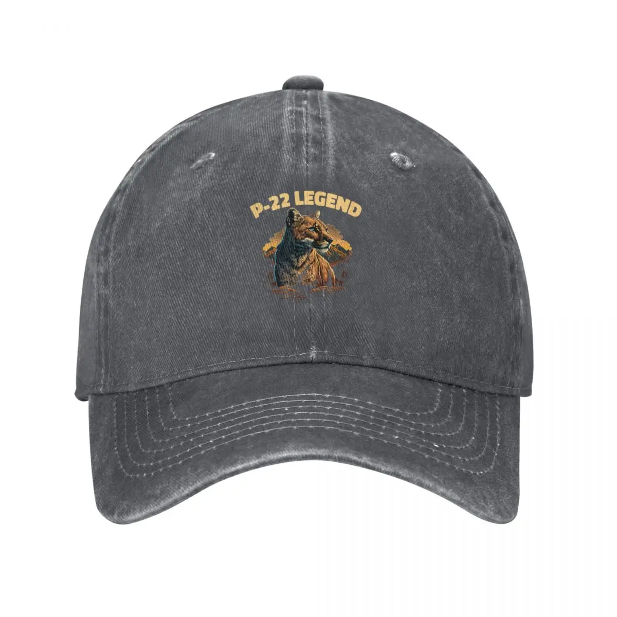 P-22 Mountain Lion Silver Lake P22 Baseball Cap Rugby Mountaineering Anime Designer Man Women's