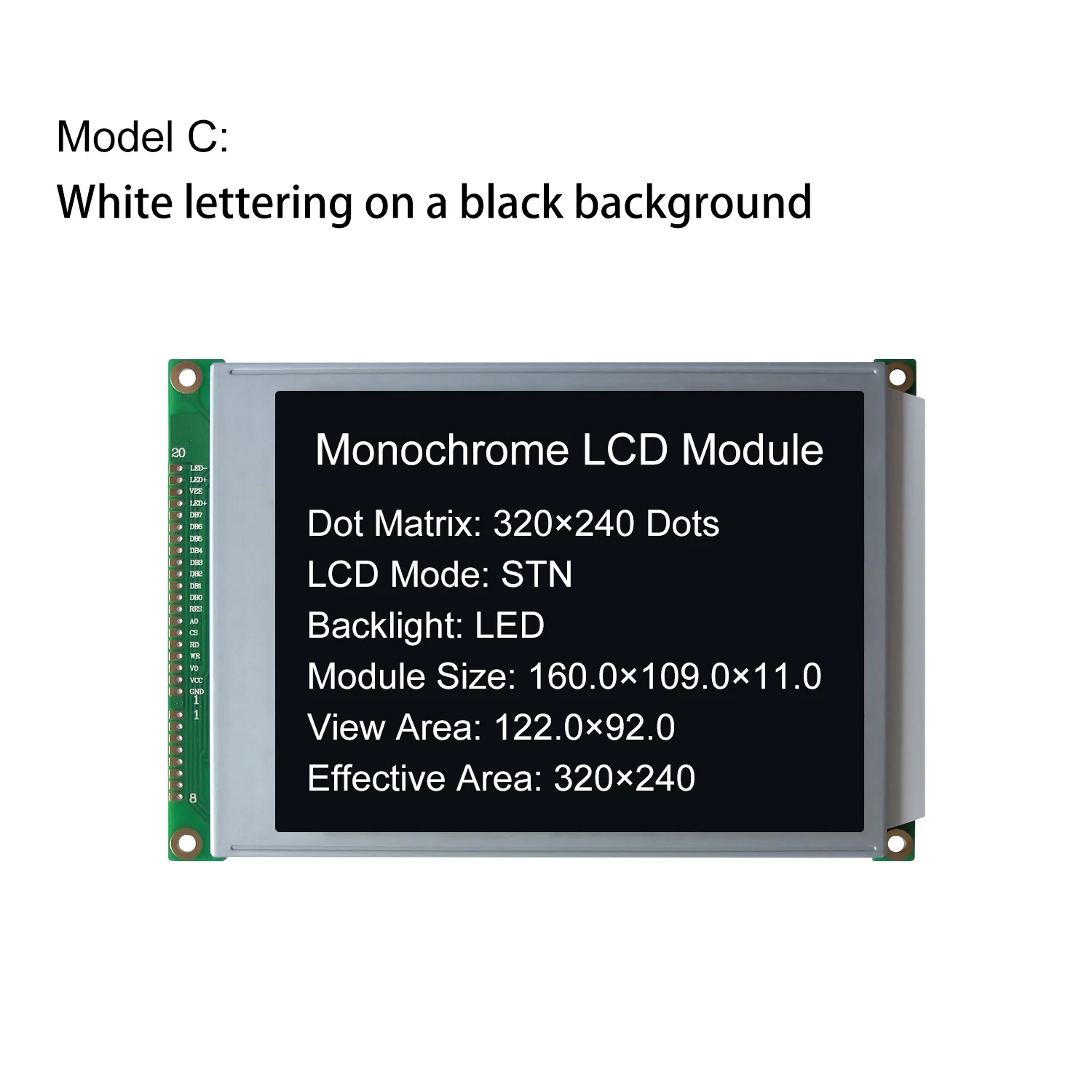 320x240 Dots STN Graphic LCD Display 5.7 Inch