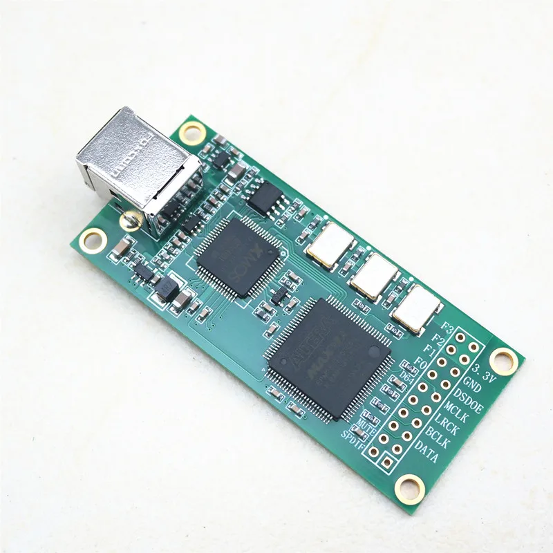 XMOS XU208 CPLD цифровая USB аудио-карта, асинхронная USB-карта DSD256/PCM384 для ЦАП-усилителя