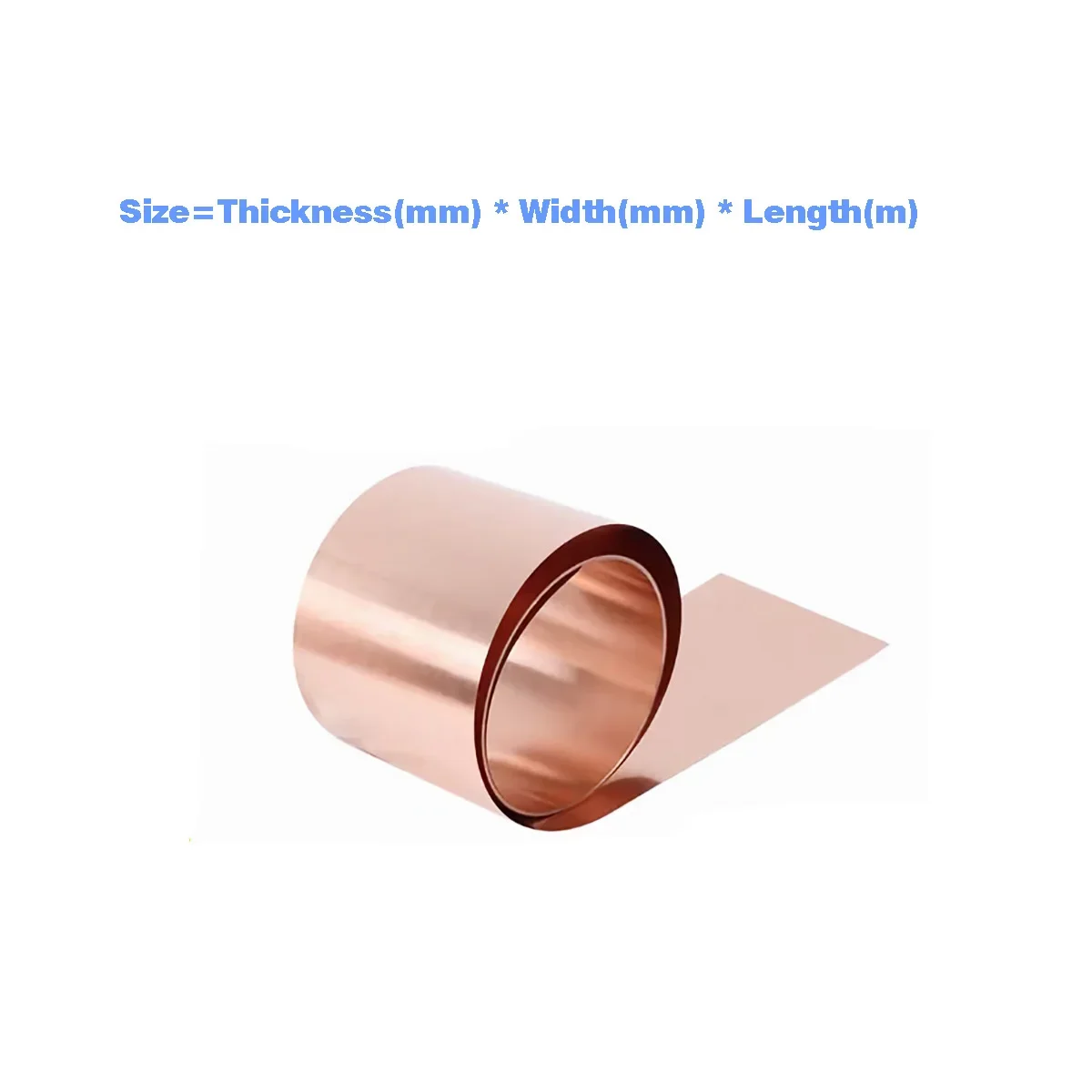 1M T2 Pure Purple Copper Strip/Purple Copper Sheet/ Copper Foil, Thickness 0.05/0.1/-0.6/0.8/1mm