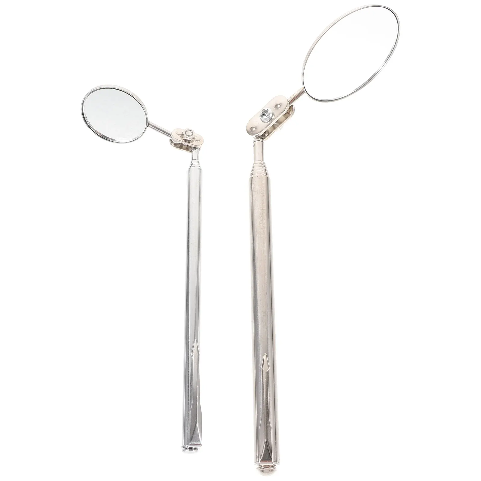 

2Pcs Folding Telescopic Mirror for Automotive Welding Chassis Inspection Car Maintenance Tool Portable Mirror on Telescopic