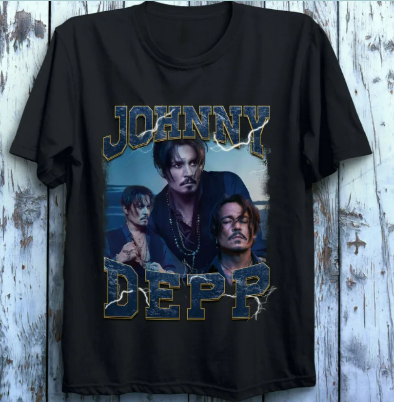 Depp t shirt.. Unisex/hot gift, shirt, Shirt- hot, shirt, Cotton Luxury brand vintage oversized