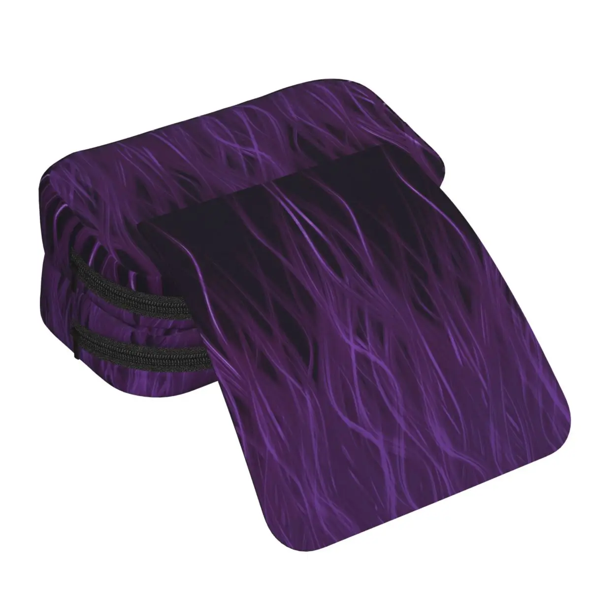 Finger Flames Purple Pencil Case for Boy Girl Gifts Pen Box Pencil Bag Stationery Supplies Pen Holder Bag