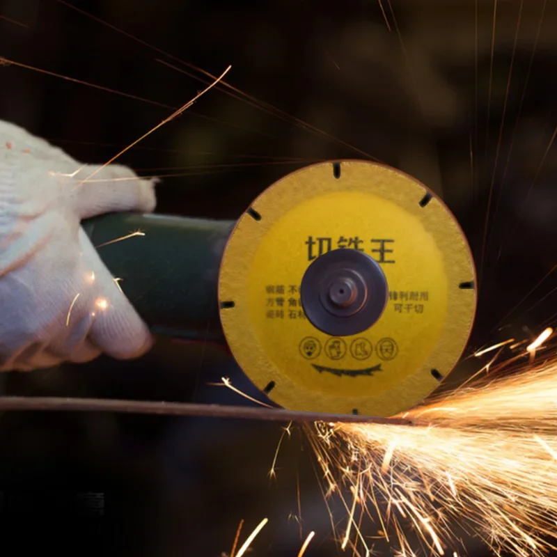 1Piece Diamond Saw Blade Metal Brazing Iron Rebar Stainless Steel Cutting Discs Angle Grinder Disk Cut Off Wheel Tool