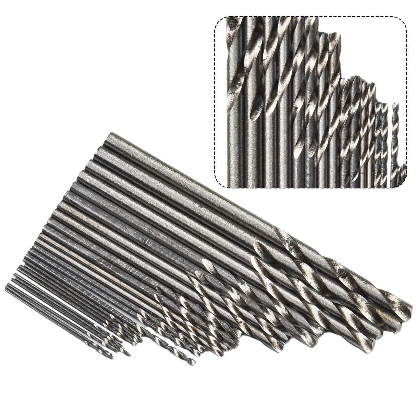 

25 Pcs HSS Drill Bit Set 0.5mm~3.0mm High Speed Steel Mini Drill Jewelry Tools Straight Shank Electrical Drilling Bits