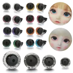 5Pairs 9/12/14/16mm 8 Colors Plastic Dolls Eyes DIY Crafts Eyeballs for Children Bear Animal Dolls Puppet Toys Parts Accessories