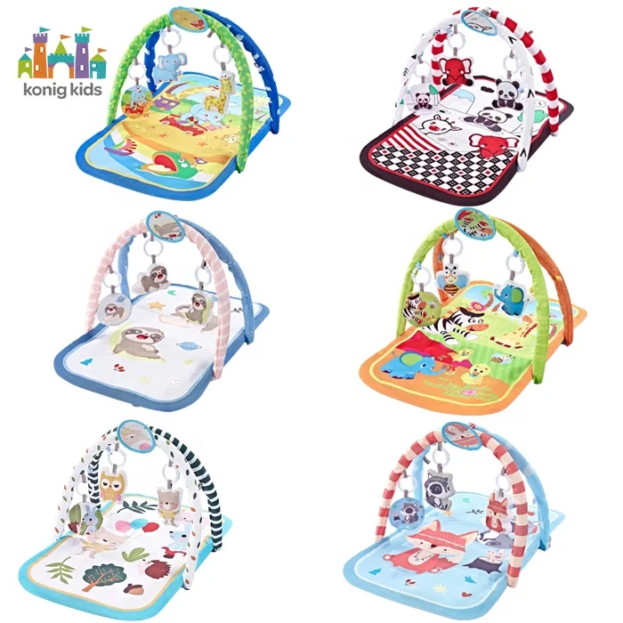 

Konig Kids Baby Play Mats Activity Gym Playmat Baby Tummy Time Mat Early Sensory Mat