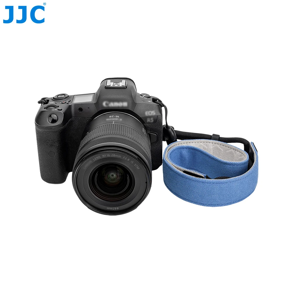 JJC Camera Strap Denim Neck Shoulder Strap Tough Braided Cord W Quick Release Buckles For Canon Sony Nikon Fuji DSLR Cameras