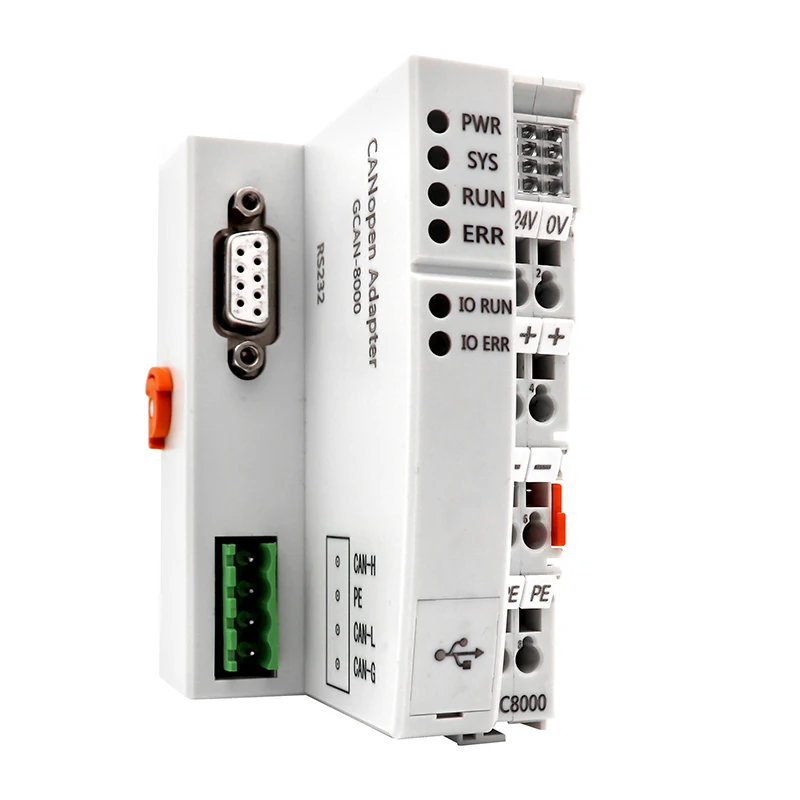 Imagem -02 - Gcan-io Acoplador para Módulo de Comunicação Canopen Modbus Ethercat Adaptador Profinet