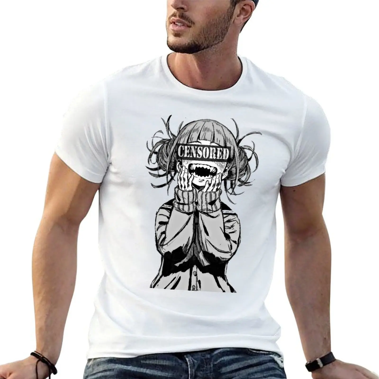 

Toga (80% Opacity Censor Bar) T-Shirt man t shirt designer man t shirts for men anime t shirts oversize T-shirt