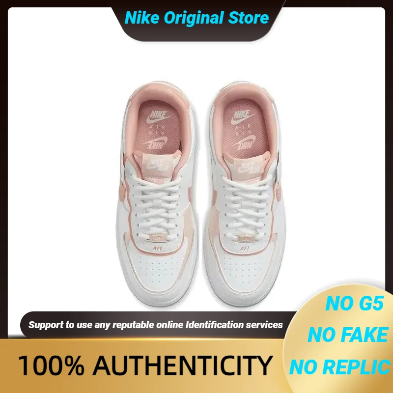 

Женские кроссовки Nike Air Force 1 Low Shadow White Coral Pink CJ1641-101