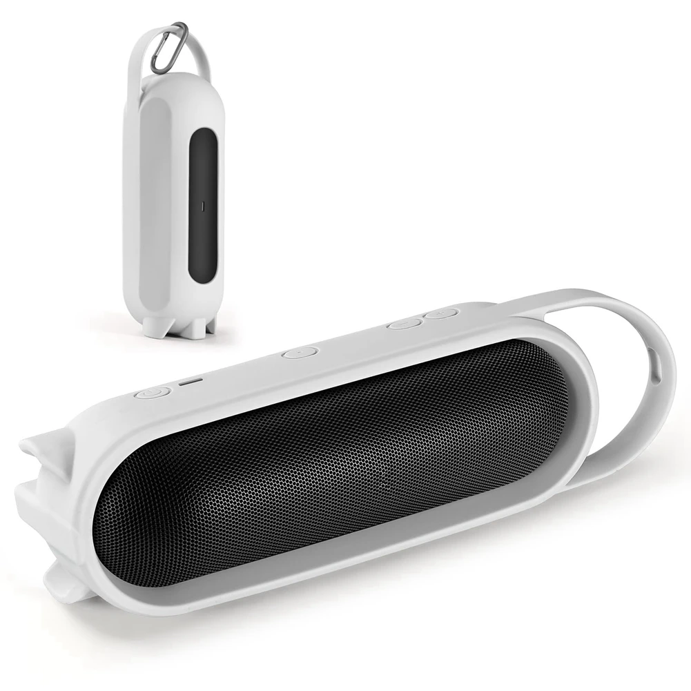 SQPP-Carrying Silicone Protective Case Anti-Scratch, Shockproof Cover For Beats Pill Speakers With Easy Cleaning Design Gray