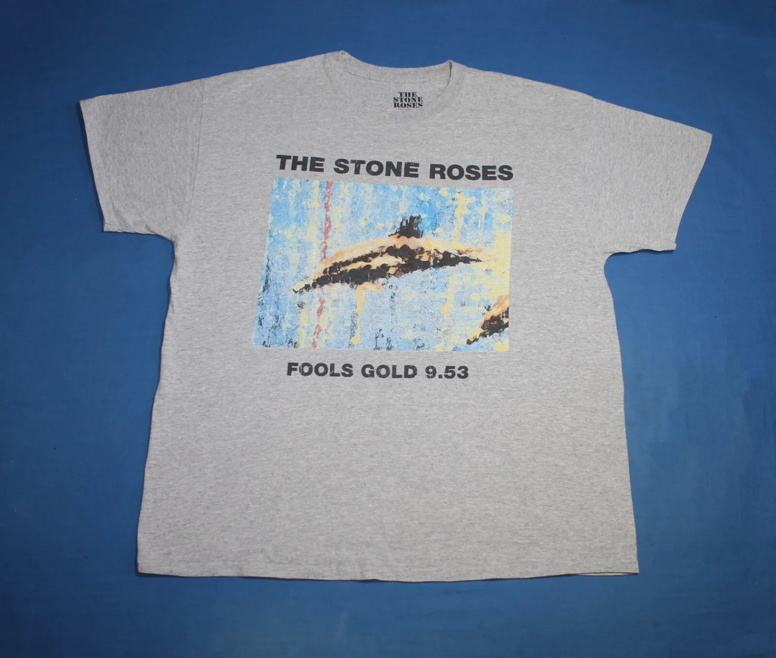 2017 The Stone Roses Shirt Fools Gold Indie Rock Band Men's Tee Extra Large