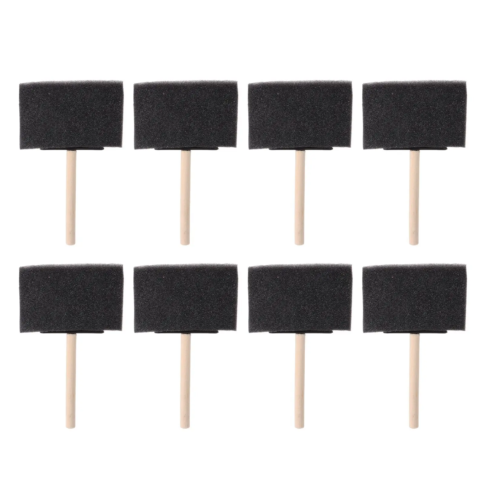 20pcs Wood for Painting Staining Sponge Painting Brush Reusable Sponge Brushes Supplies Project Supplies Brush Brushes