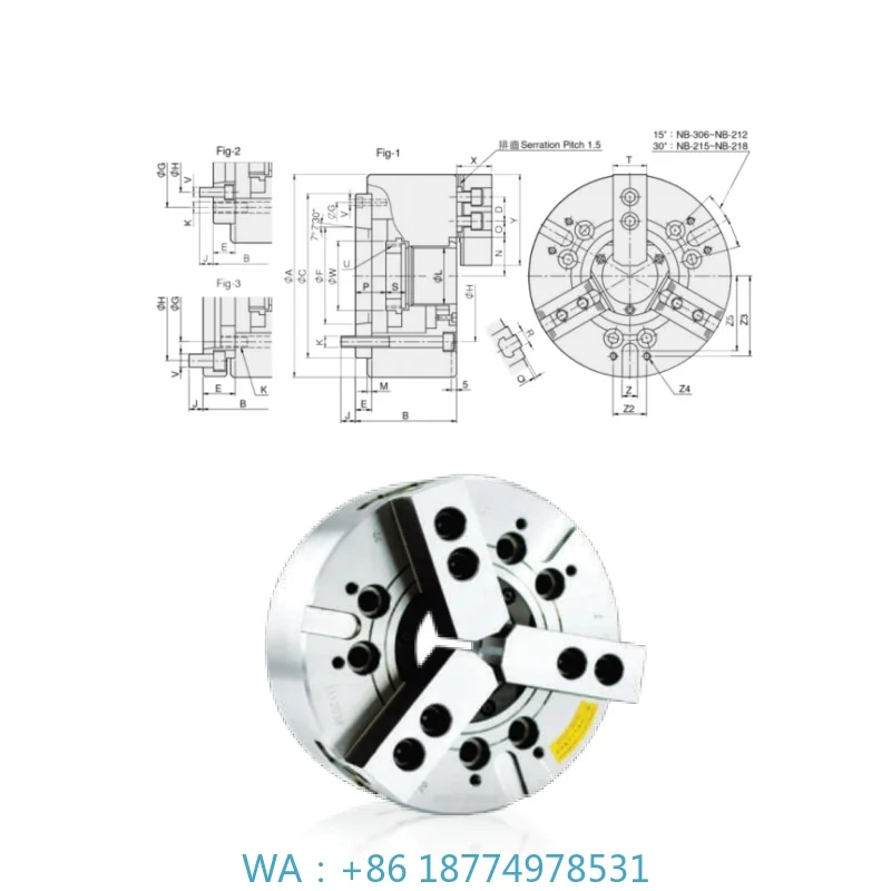 Through Hole Power ChuckAutoStrong Hydraulic Chuck Precision Material Machine Tool Accessories