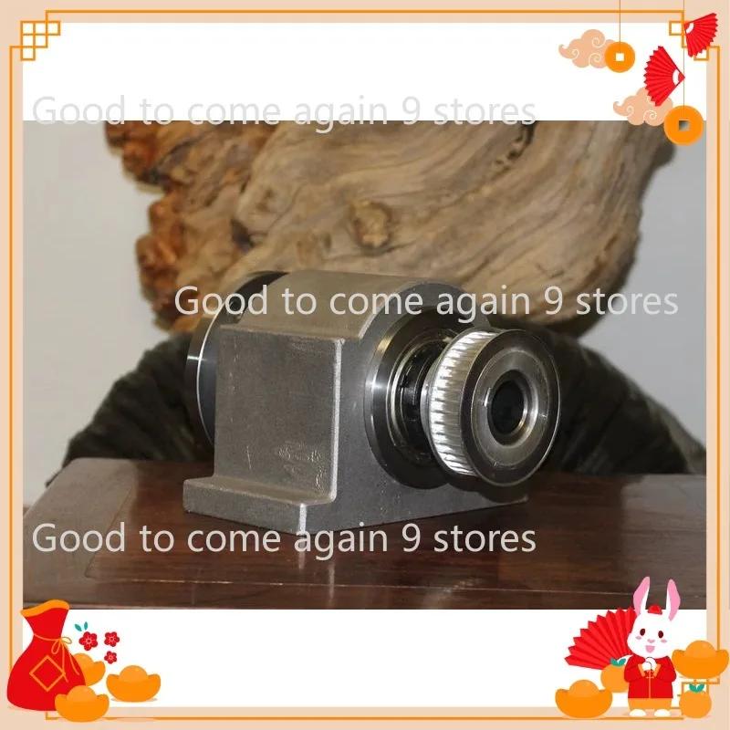160 Chuck Hole 24 for High Strength Lathe Spindle for Precision Machining Lathe Headstock with Flange Synchronous Wheel