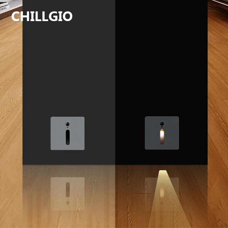 

Сенсорные магнитные светодиодные светильники CHILLGIO для лестниц, алюминиевые подсветки для ступеней, IP65, для коридоров, внутренние угловые лампы для ступеней