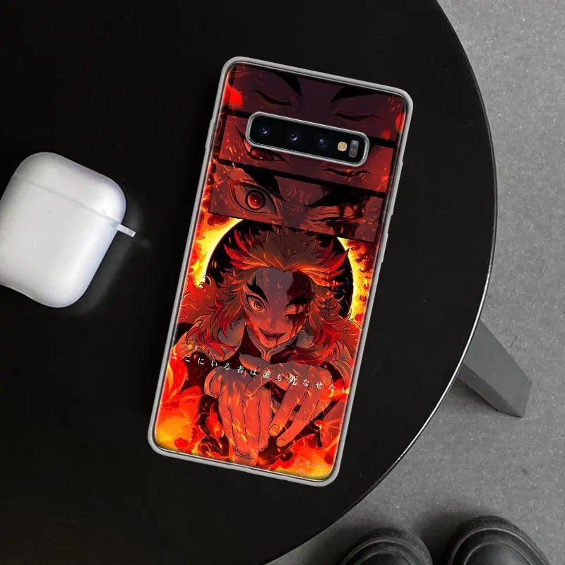 Rengoku Kyoujurou Demon Slayer Kimetsu no Yaiba Phone Case Cover for Samsung Galaxy S20 S21 FE S22 S23 S24 Ultra S10 S10E S9 S8