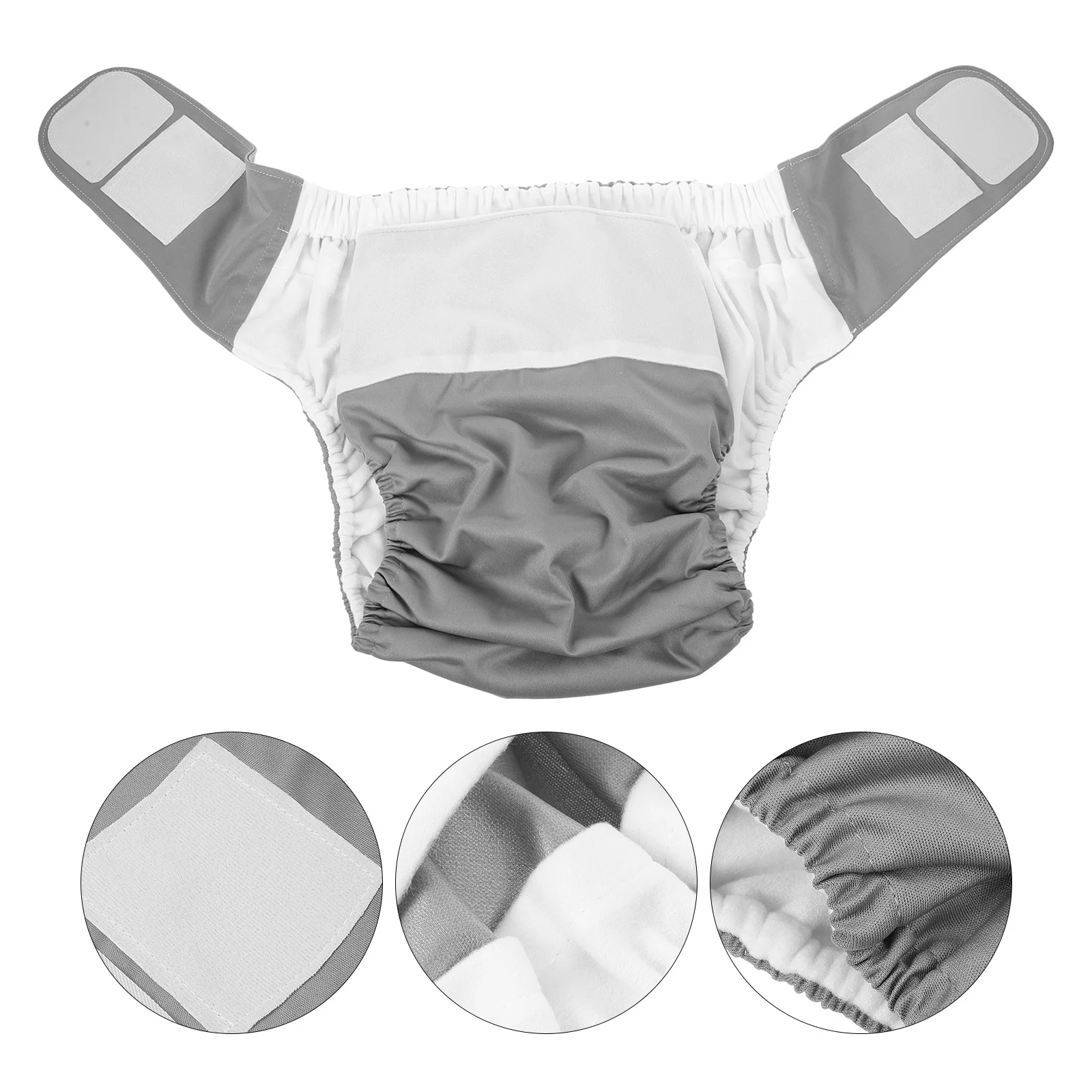 Pañal para adultos antifugas, lavable, reutilizable, a prueba de fugas, pañal para incontinencia para Hospital, hogar, ancianos, hombres, mujeres, transpirable y cómodo