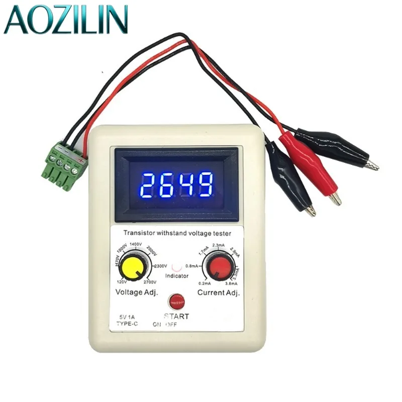 AOZILIN MOS IGBT Zener Diode Tester Transistor Withstand Voltage Detector Semiconductor Component Tester