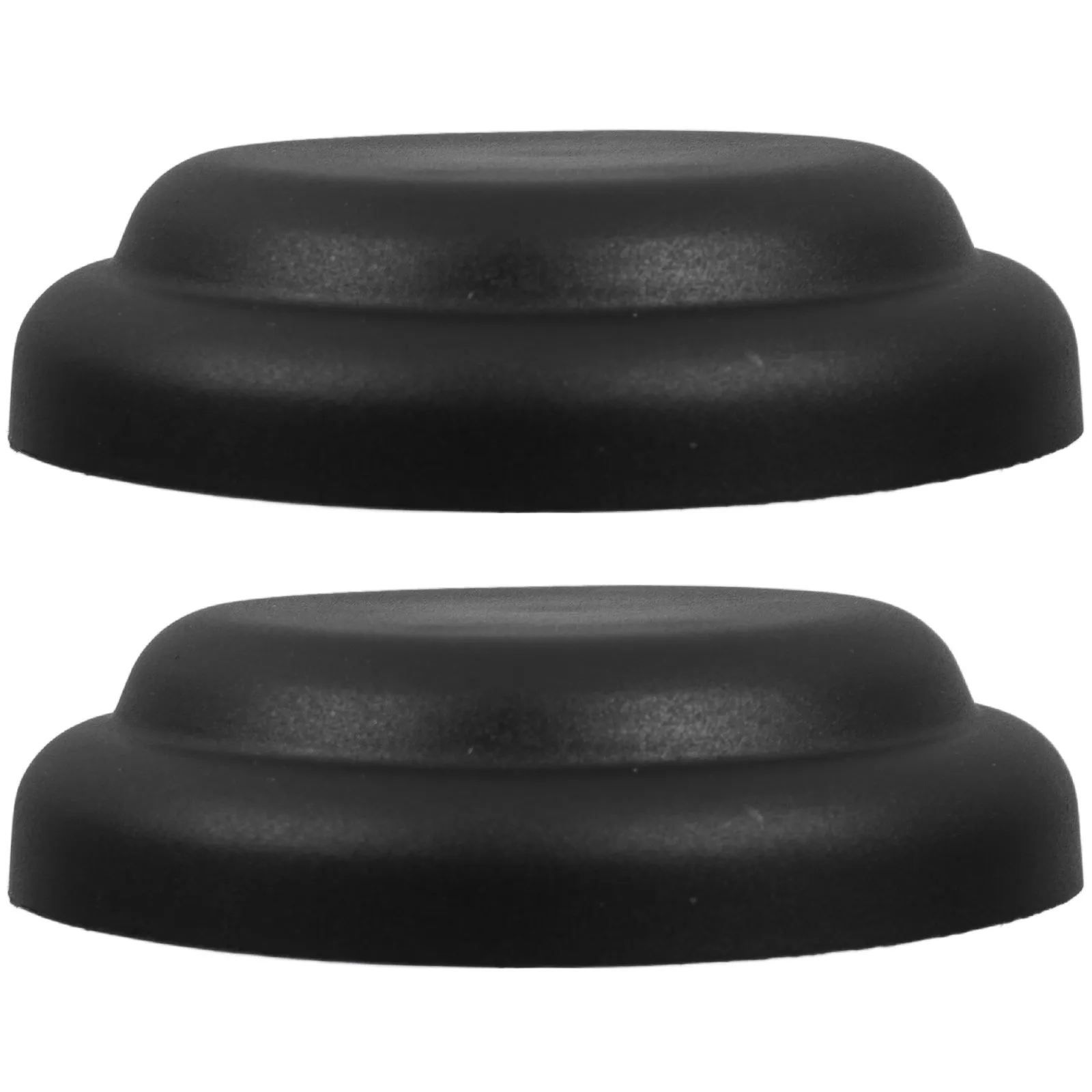 2 Pcs Patio Umbrella Parasol Parts Repair Replacement Cover Pole Fastening Cap Black