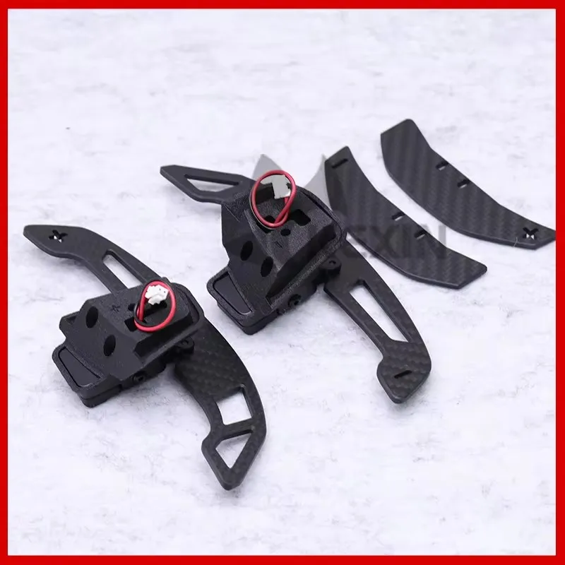 Custom Car Carbon Fiber Magnetic Paddle Shifters For Volkswagen VW Golf 7 Golf 8 GTI R Steering Wheel Shift Paddles Extension