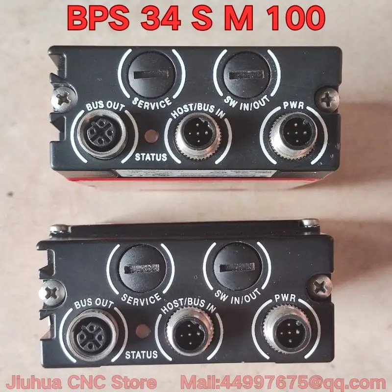 Second-hand BPS 34 SM 100 barcode positioning sensor MS 334 103 Functional test is normal Latest Quotes for August 2026