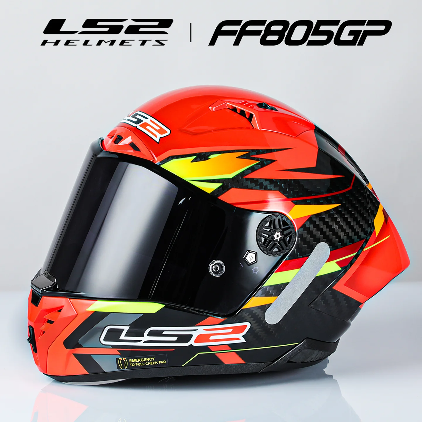 

LS2 THUNDER FF805 Full Face Motorcycle Helmet ls2 Carbon Fiber Helmets Cascos Para Moto Capacete De Motocicleta