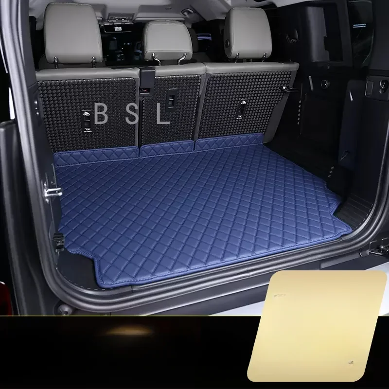 

for Defender 2022 High quality! Special car trunk mats for Land Range Rover Defender 110 2021 durable cargo liner boot carpets