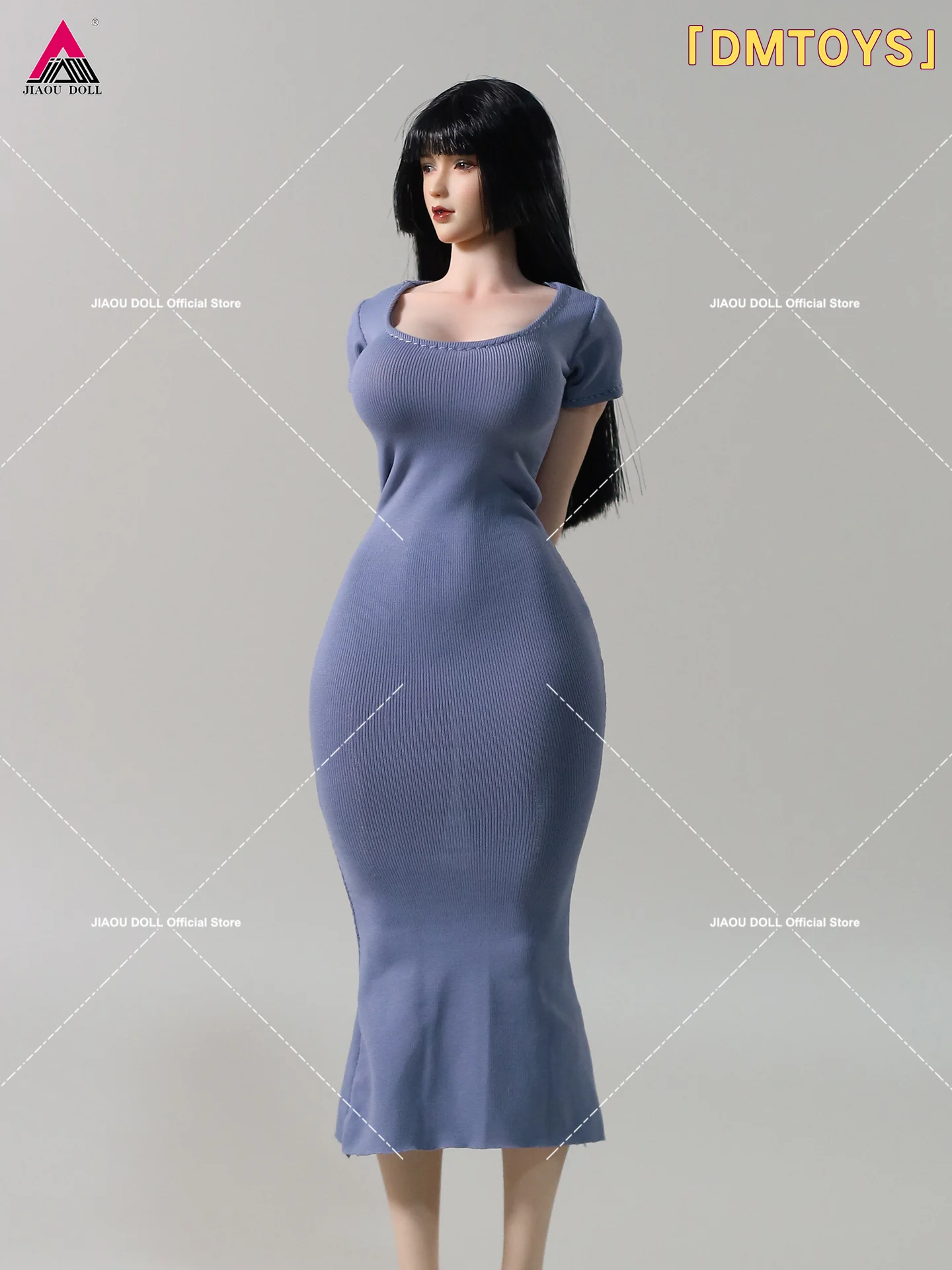 DMTOYS DF092 1/6 Skala Weibliche Enge Hüfte Gewickelt Fischschwanz Kleid Elegante Kleidung Modell Fit 12'' Soldat Action figur Körper Puppe