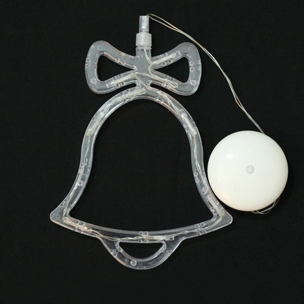 10 LED Hanging Window Light Suction Cup Operated Indoor Fairy String Lights Christmas Wedding Party Decoration White