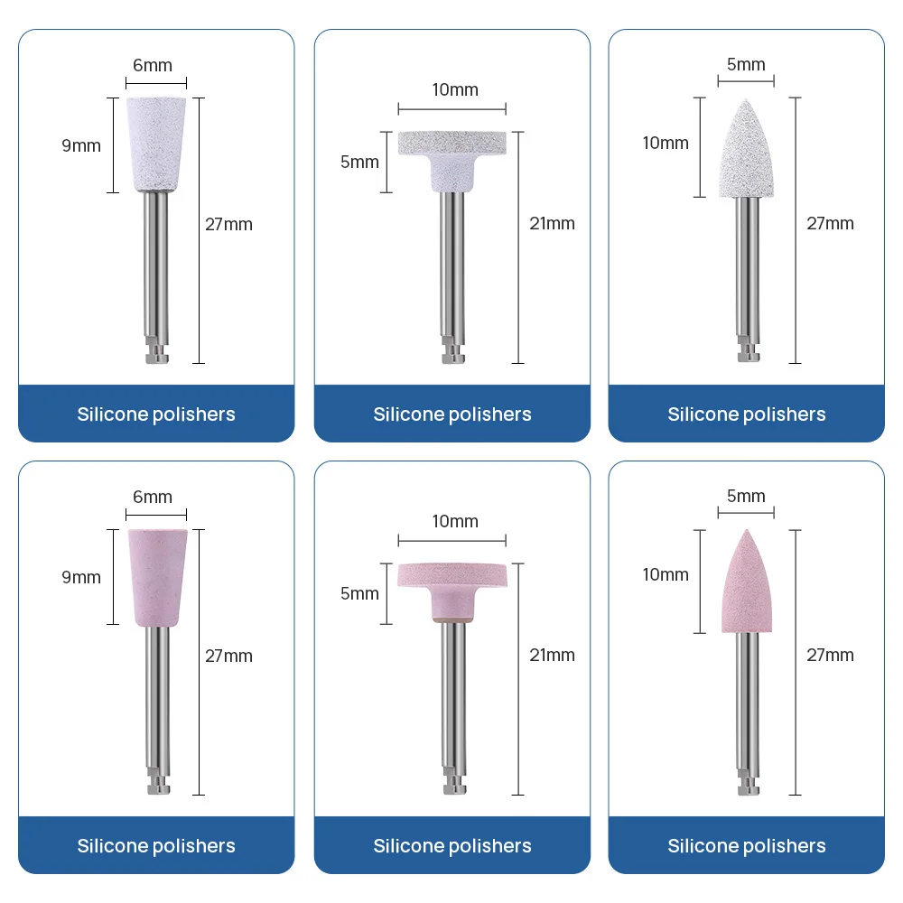 12Pcs Azdent Dental Composite Polishing Kit RA 2.35MM For Composite Finishing and Polishing