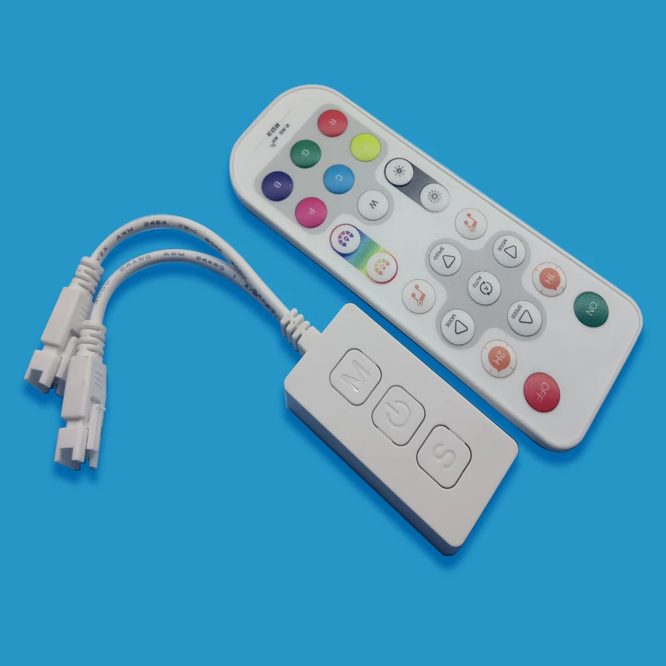 SP548E SPI RGB IoT LED Controller Wifi 5V 12V 24V WS2811 WS2812B RGBIC LED Strip Light Controler Works with Alexa Google Home