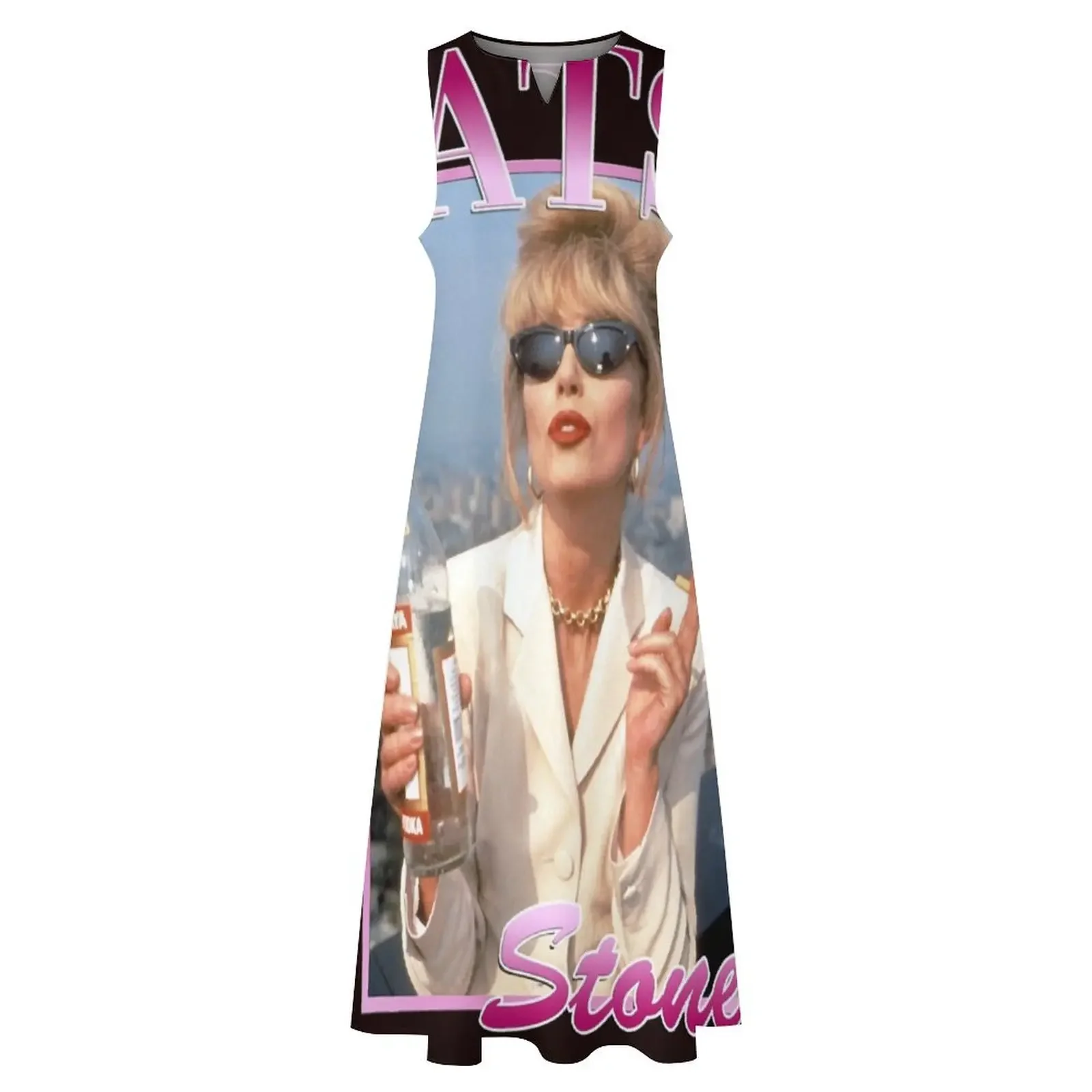 Patsy Stone Ab Fab Essential T-shirt lange jurk luxe dames avondjurk dames zomer lange jurk kleding