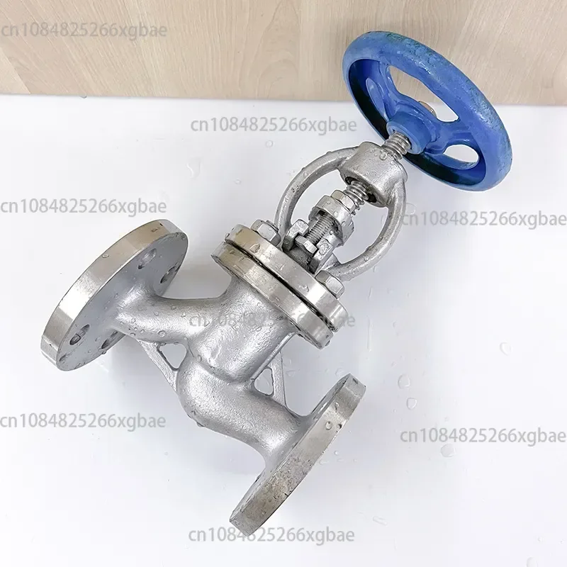 304 stainless steel flange stop valve J41W cast manual 316 high-temperature and corrosion-resistant valve core 50