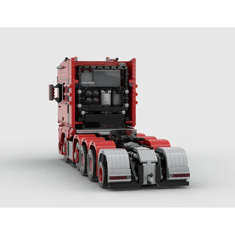 Building Blocks MOC-225252City Cargo Transport 10X4 Semi-Trailer Truck Building Block Model 3388Parts Birthday New Year Toy Gift