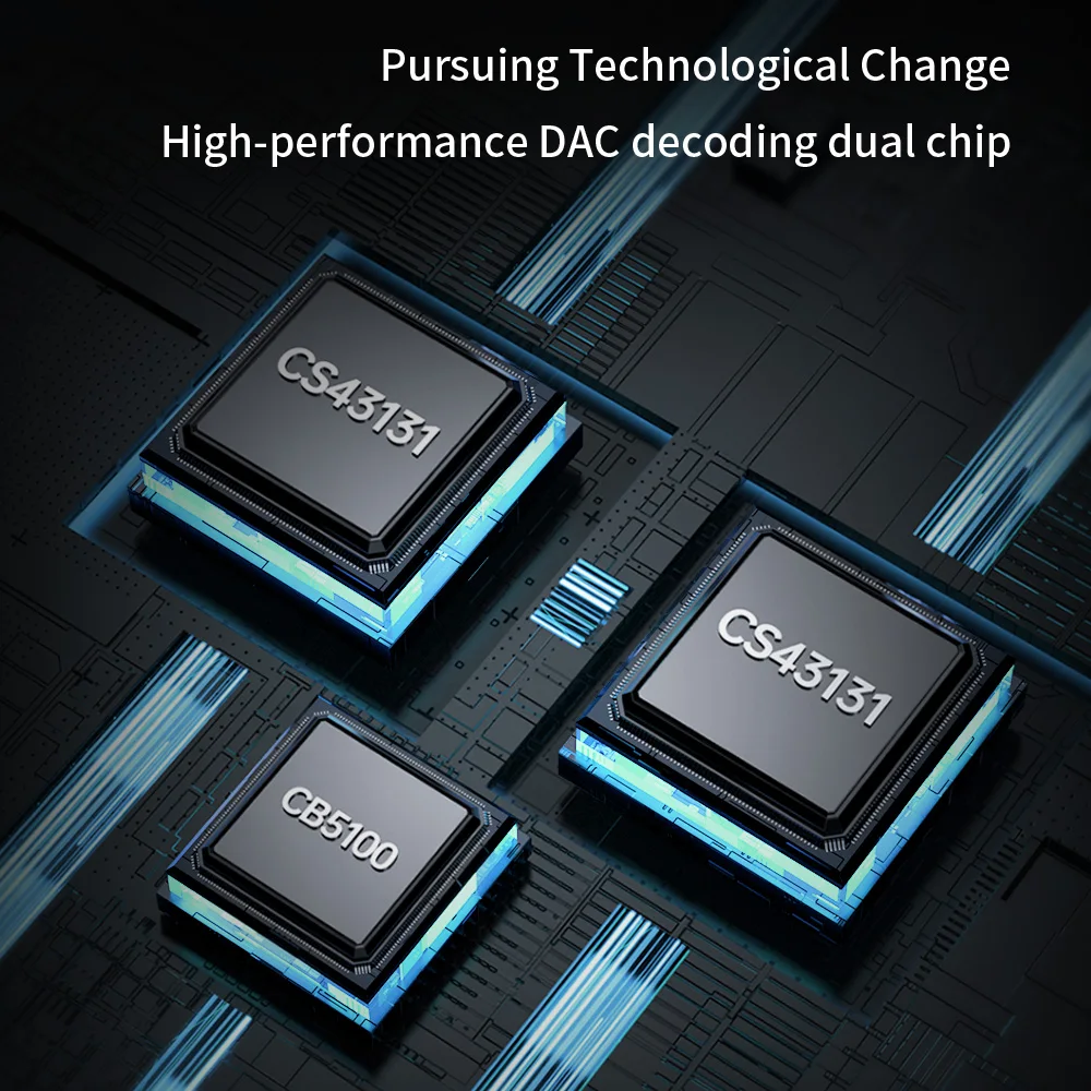 TRN اللؤلؤة السوداء المحمولة سماعة مكبر كهربائي مرحبا فاي فك ترميز الصوت الرقمي 3.5 + 4.4 الناتج المزدوج CS43131 PCM DSD USB DAC AMP