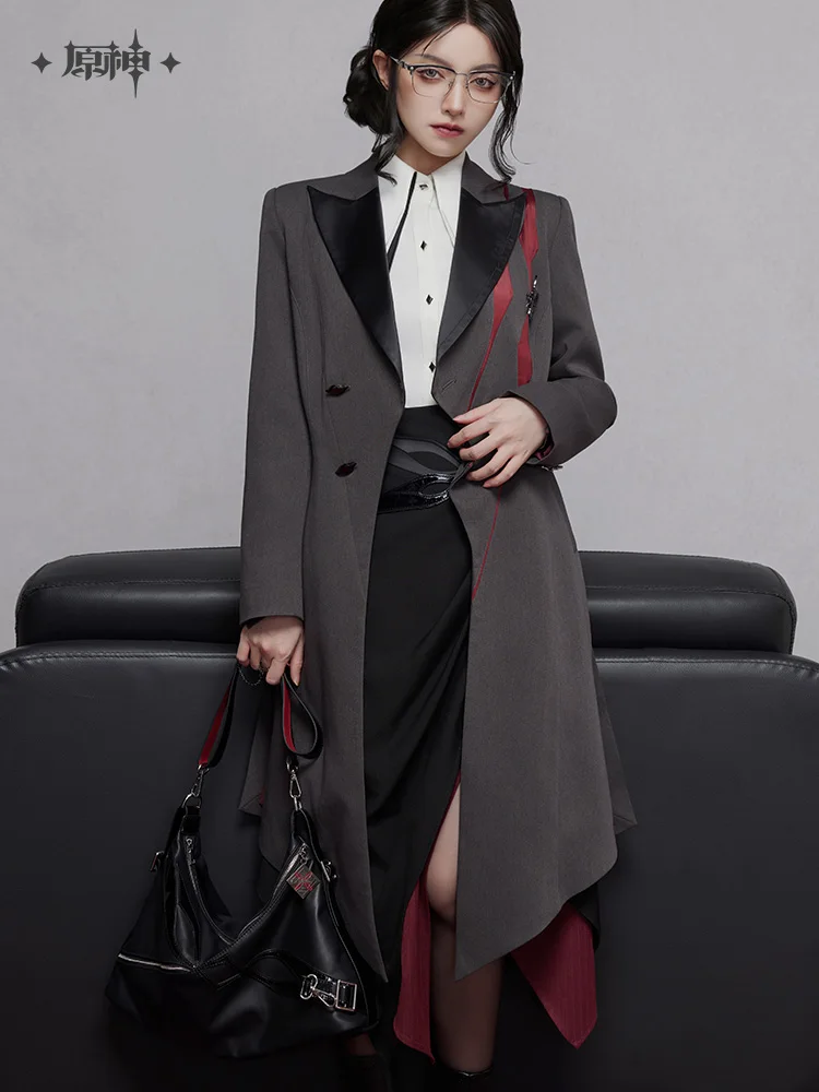 

Pre-sale Official MiHoYo Arlecchino Impression Crossboday Bag PU Satchel Genshin Impact Cosplay Props Birthday Gifts