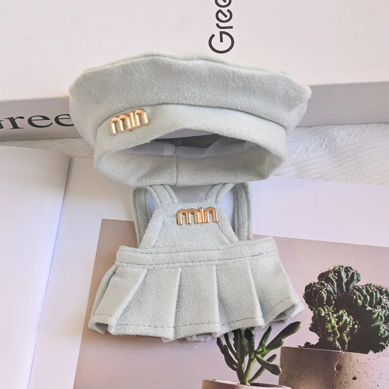 Korean Style 17cm Doll Clothes For Labubu Macaron Dress Outfit With Hoodie Skirt  Figure Perfect Gift Spring Summer Collection