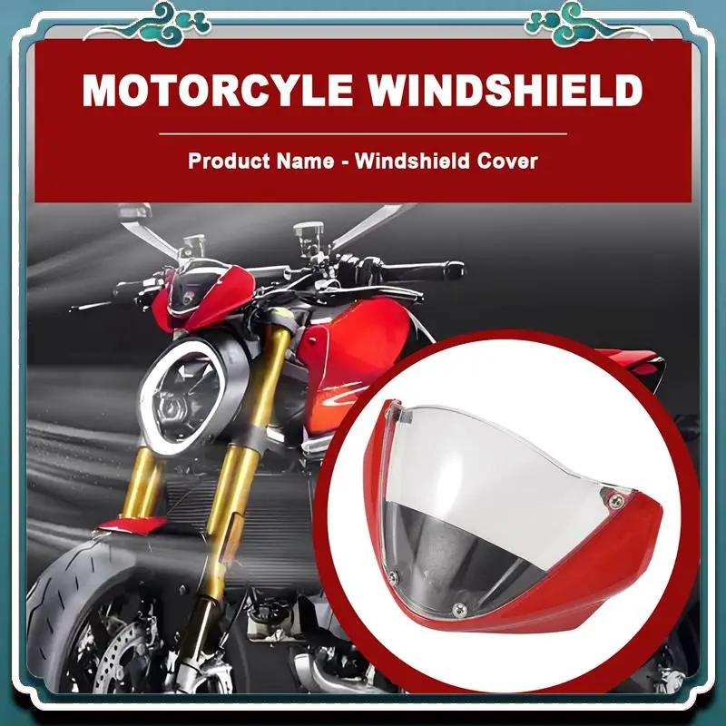 

ABTU-лобовое стекло мотоцикла, обтекатель лобового стекла для Ducati Monster 696 795 796 M1100, красный