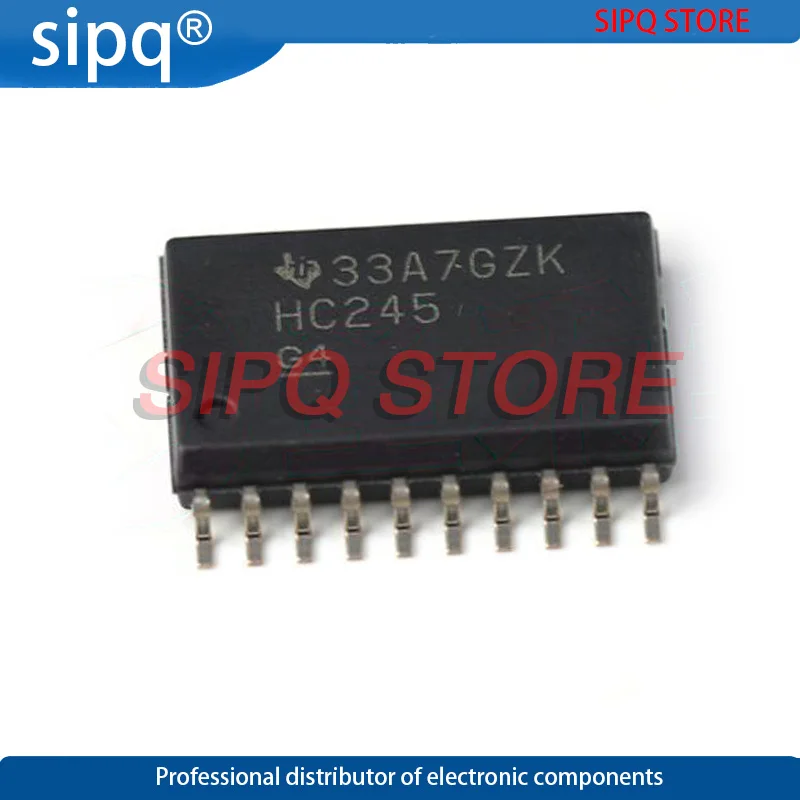 10PCS/LOT SN74HC245DWR SN74HC245 HC245 SOP-20-300mil OCTAL BUS TRANSCEIVERS WITH 3-STATE OUTPUTS New Original