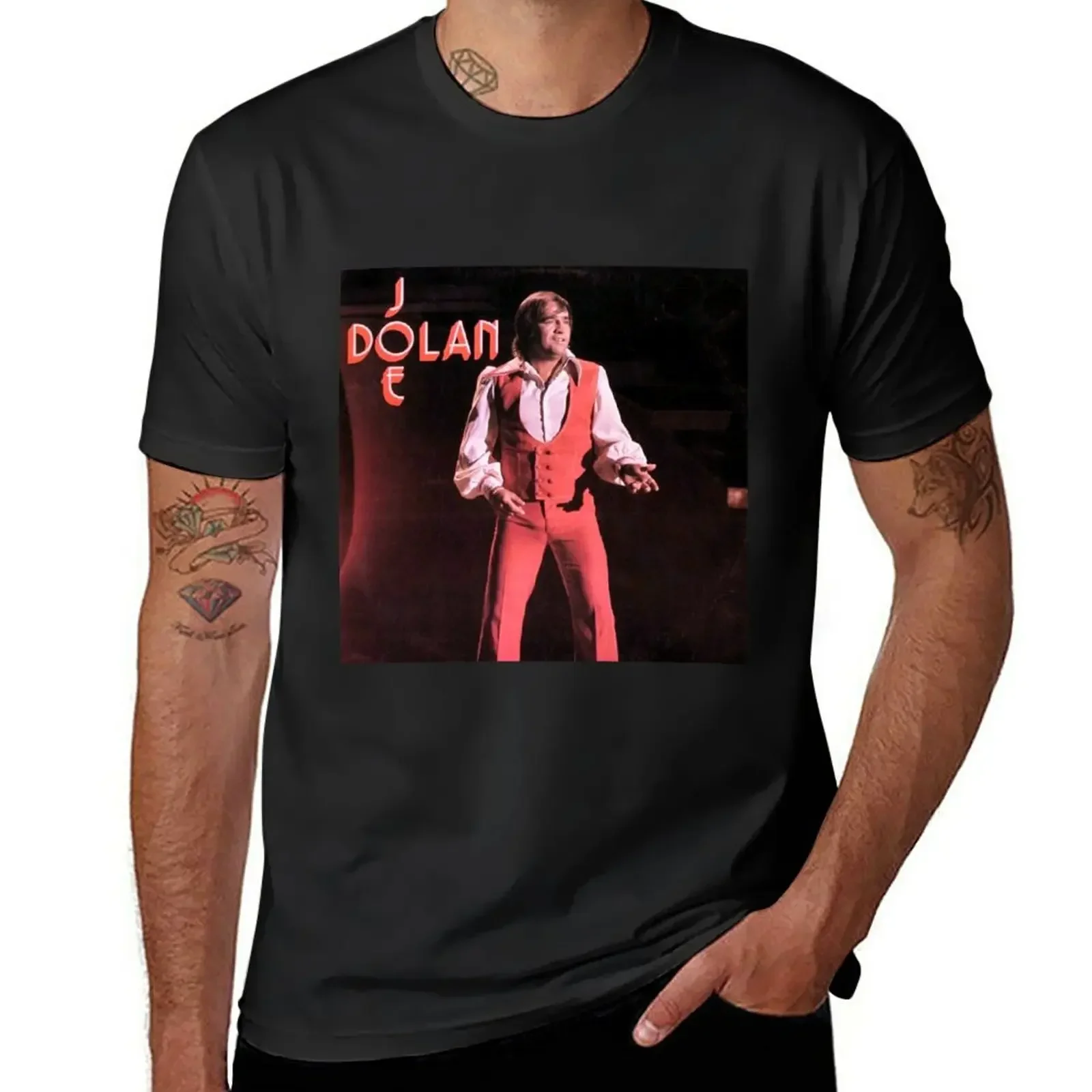 Joe Dolan Red Contrast Art Design T-Shirt shirts graphic customizeds plus sizes T-shirts for men cotton