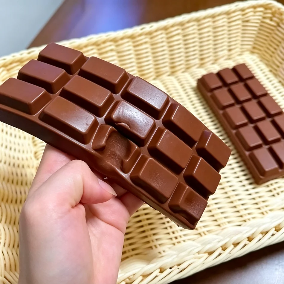 Chocolate Bar Squeeze Toys Slow Rebound Squishy Toys 2026 Anxiety Relief Squishy Soft Toys PU Foam Stretchy Fidget For Adults