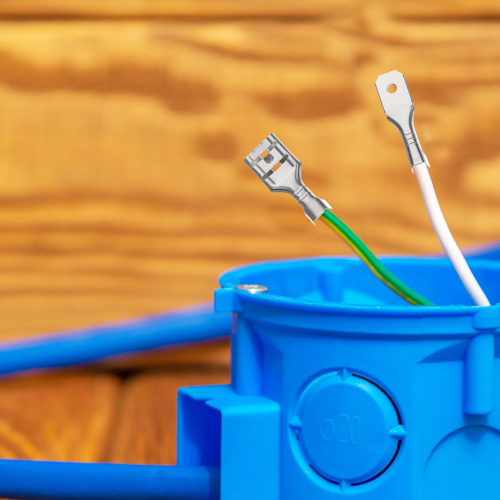 

270pcs Waterproof Spade Connectors Semi Insulated Crimp Terminals Spring Wire Connectors Electrical Insulated Quick Splice